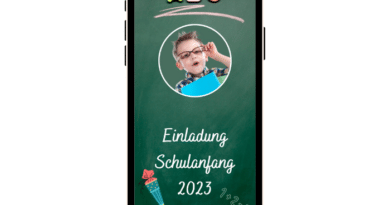eCard Schulanfang Einladung 2023