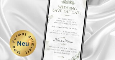 eCard Einladung Wedding Boho